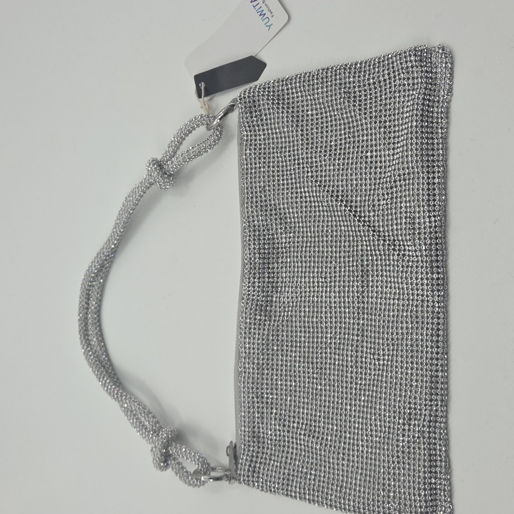 Elegant Silver Rhinestone Women's Bag - Picture 10 of 16